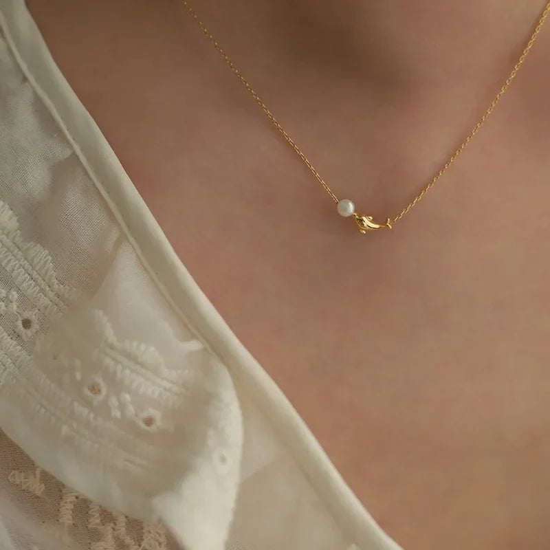 Nemo Pearl Necklace | Pure Silver