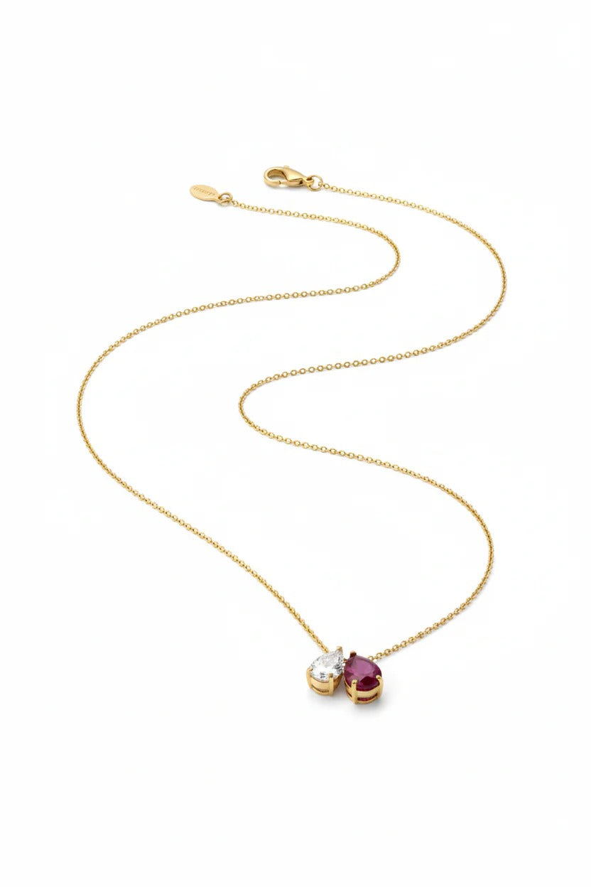 Dual Essence Pendant (Birthstone)