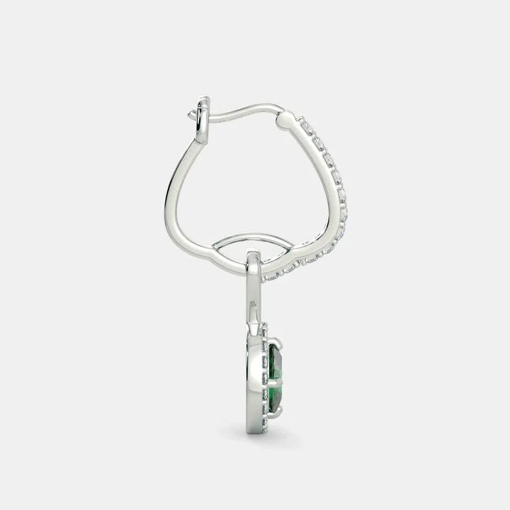 ATLANTIS EMERALD DIAMOND EARRINGS