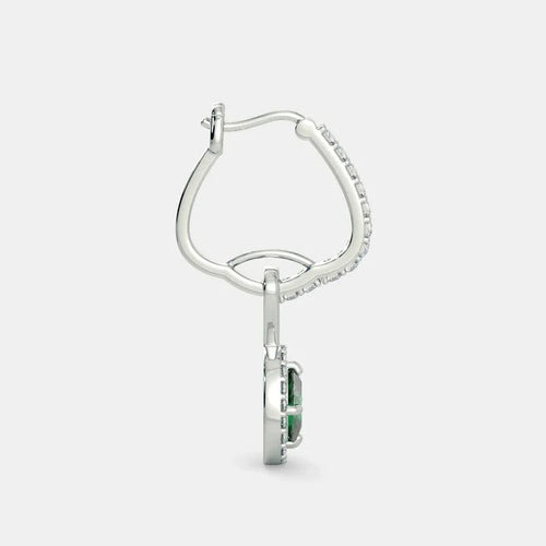 ATLANTIS EMERALD DIAMOND EARRINGS