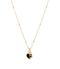 Initial Enamel Heart Necklace
