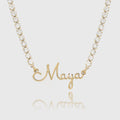 Tennis Name Necklace