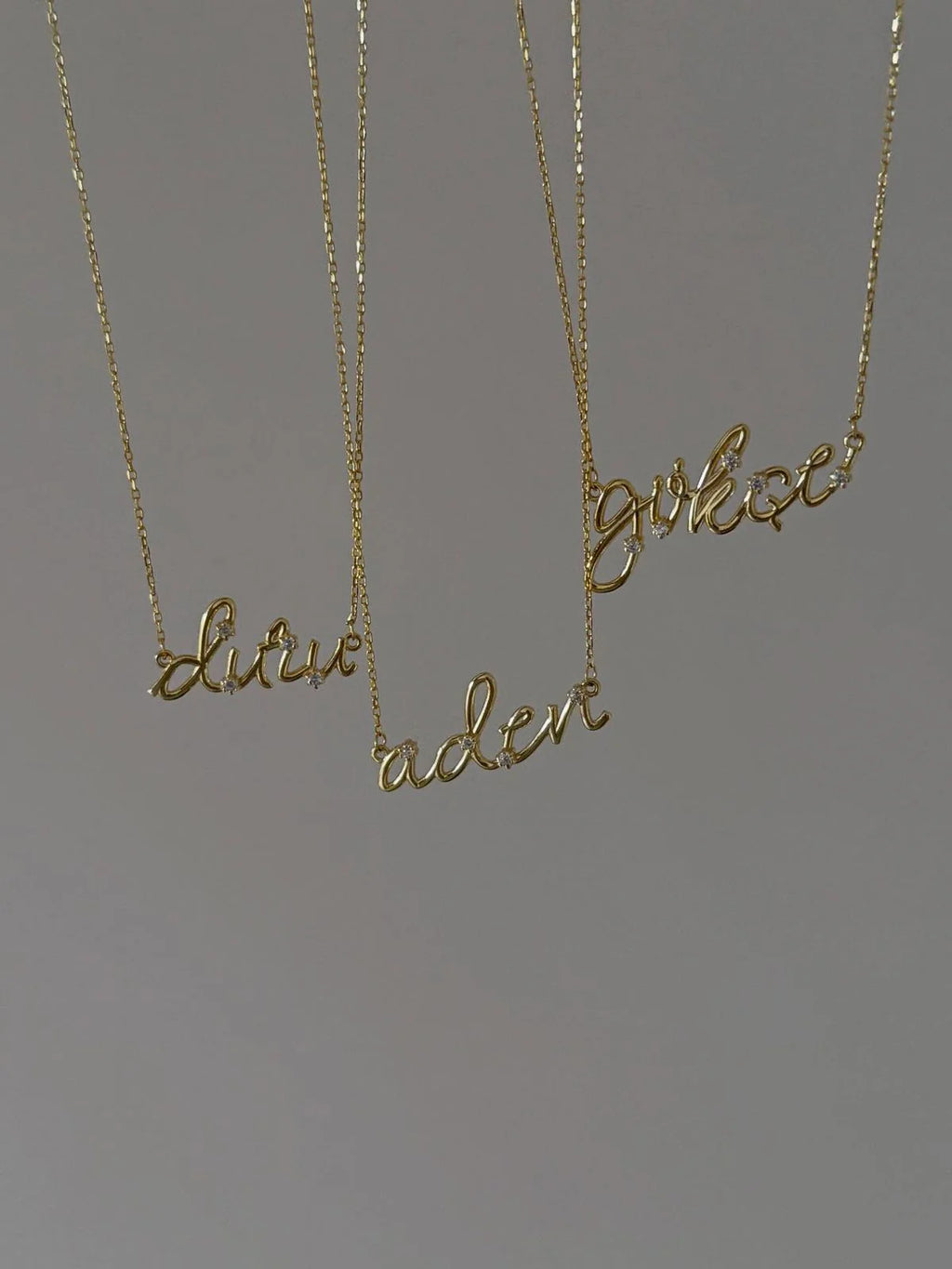 Zircoon Signature Name Necklace