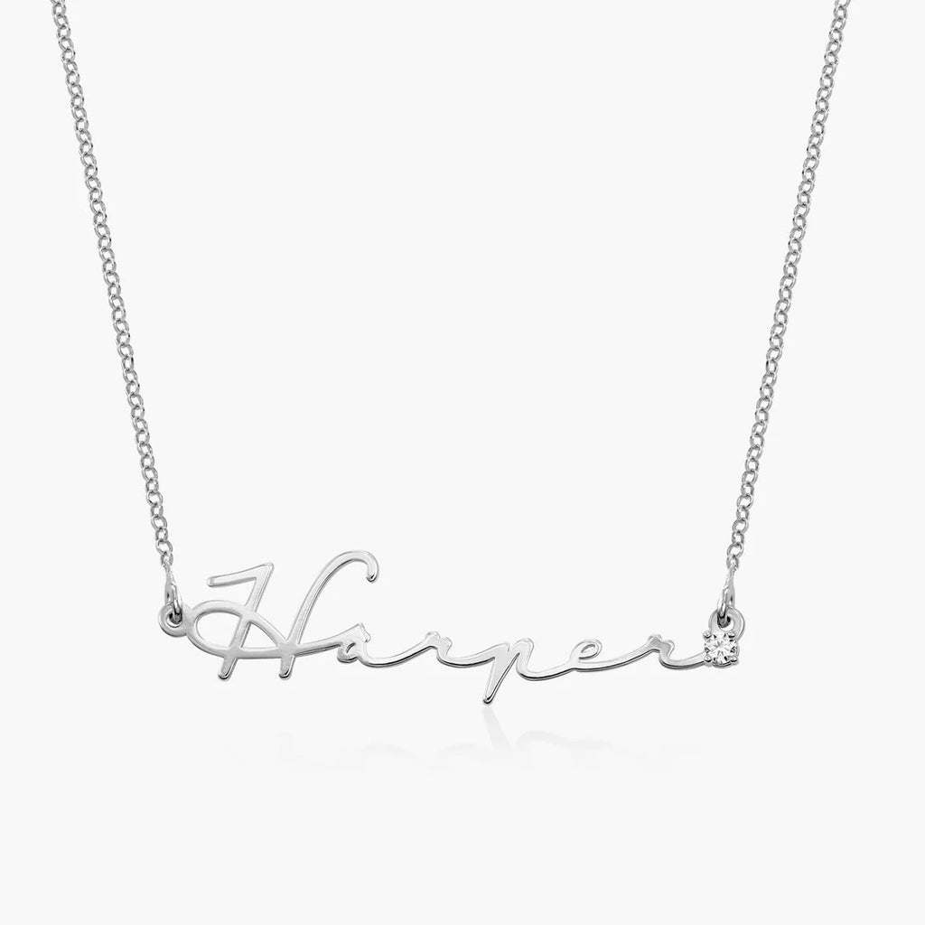 Diamond - Signature Name Necklace