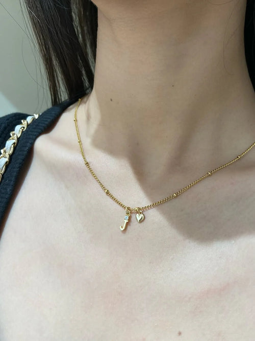 Charm Initial Necklace